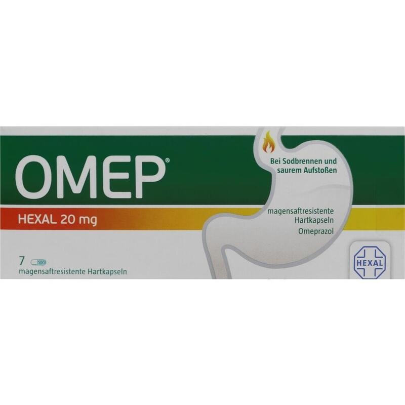 OMEP HEXAL 20 mg magensaftresistente Hartkapseln