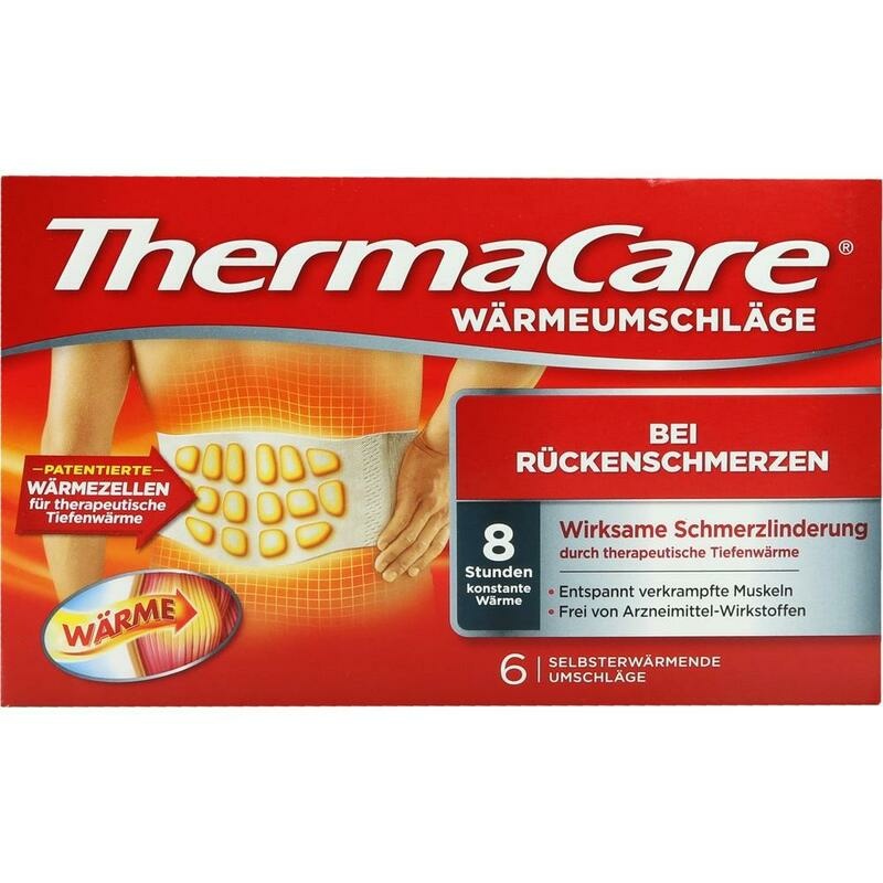 THERMACARE Rückenumschläge S-XL z.Schmerzlind.