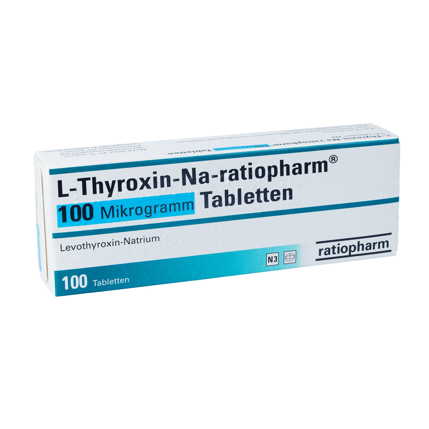 L-THYROXIN-Na-ratiopharm 100 Mikrogramm Tabletten