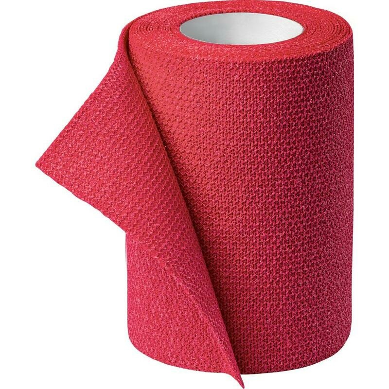 IDEALAST-haft color Binde 8 cmx4 m rot