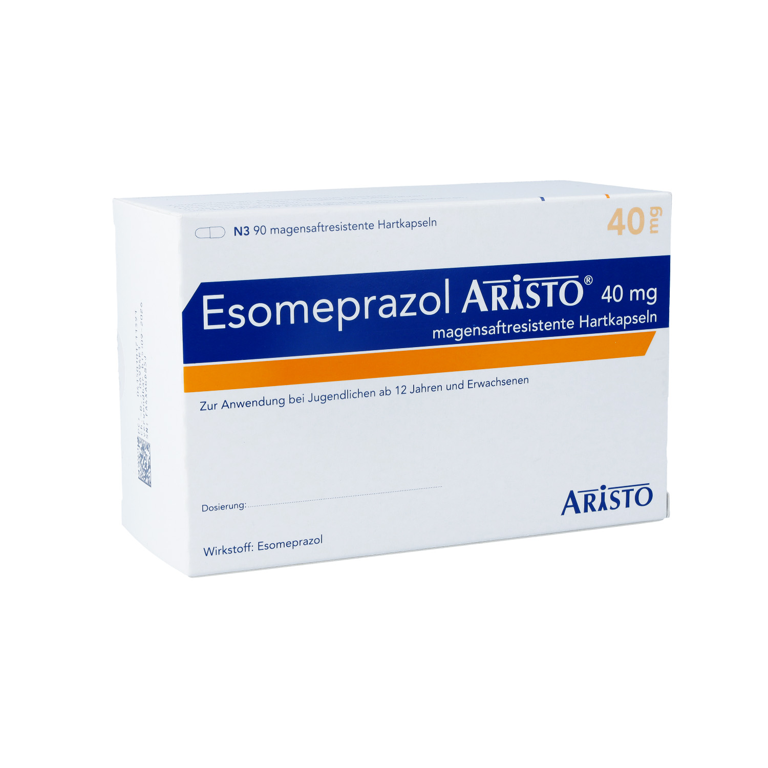ESOMEPRAZOL Aristo 40 mg magensaftres.Hartkapseln