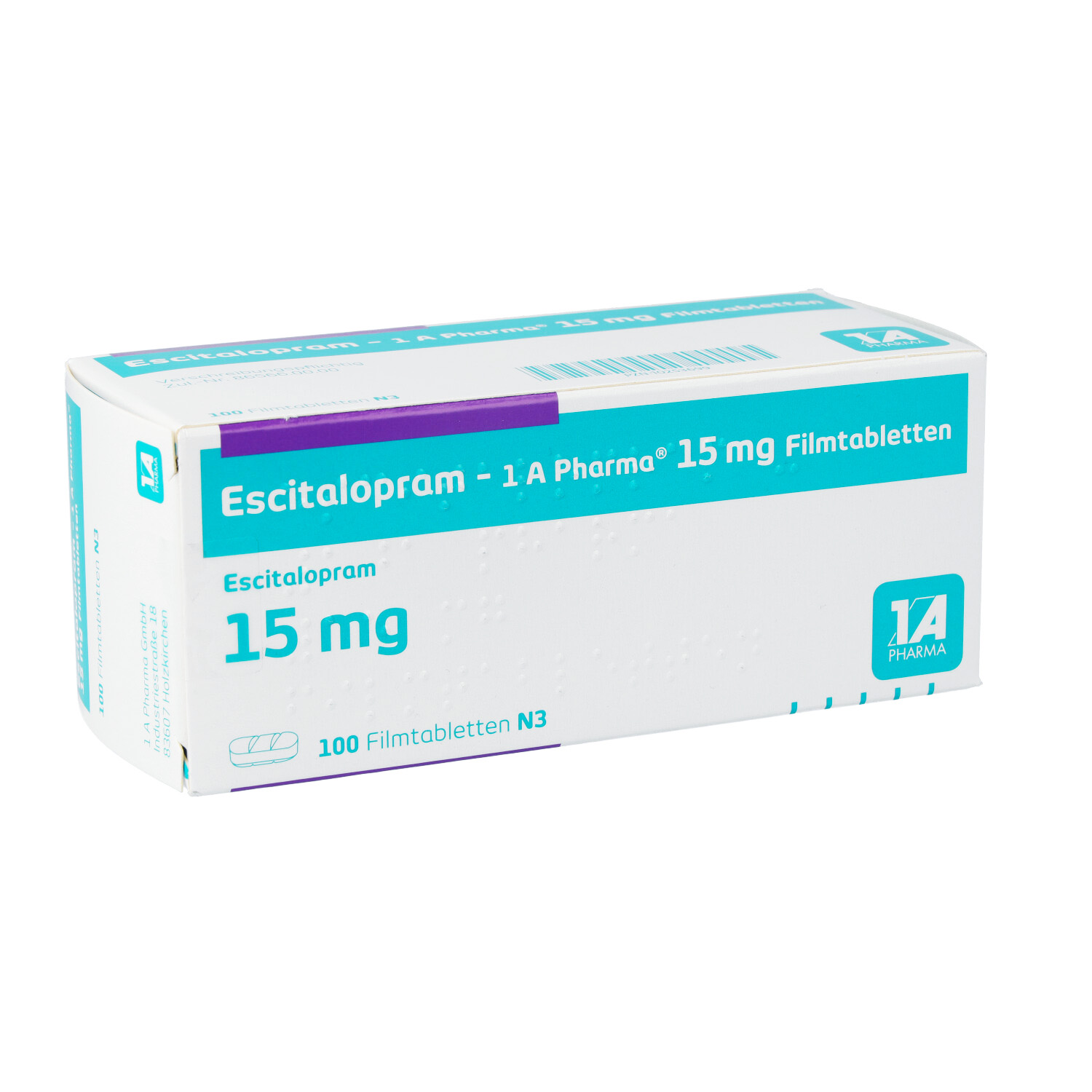 ESCITALOPRAM-1A Pharma 15 mg Filmtabletten