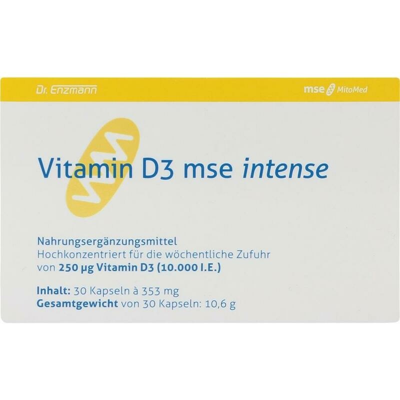 VITAMIN D3 MSE intense Kapseln