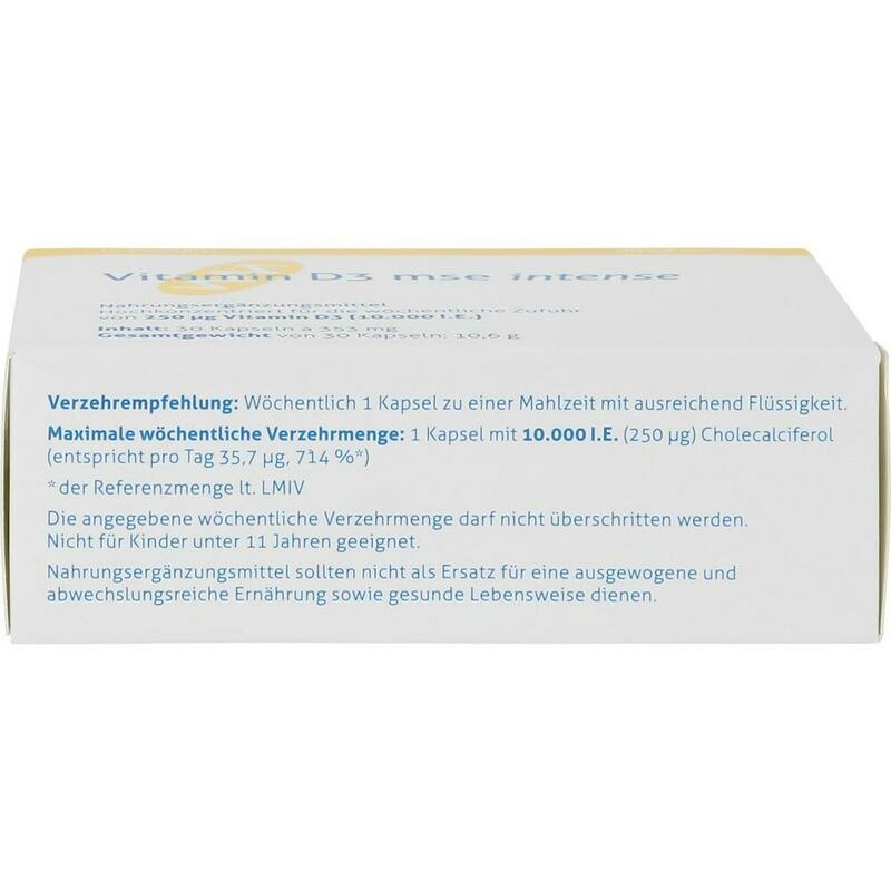 VITAMIN D3 MSE intense Kapseln