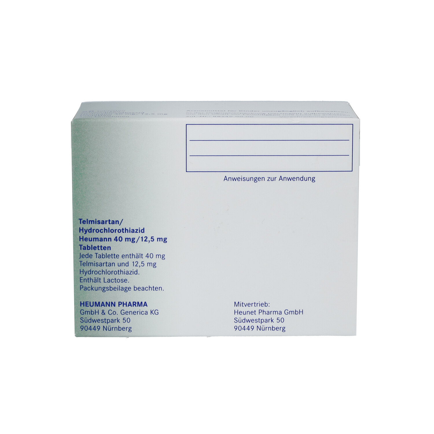 TELMISARTAN/Hydrochlorothiazid Heu.40mg/12,5mg