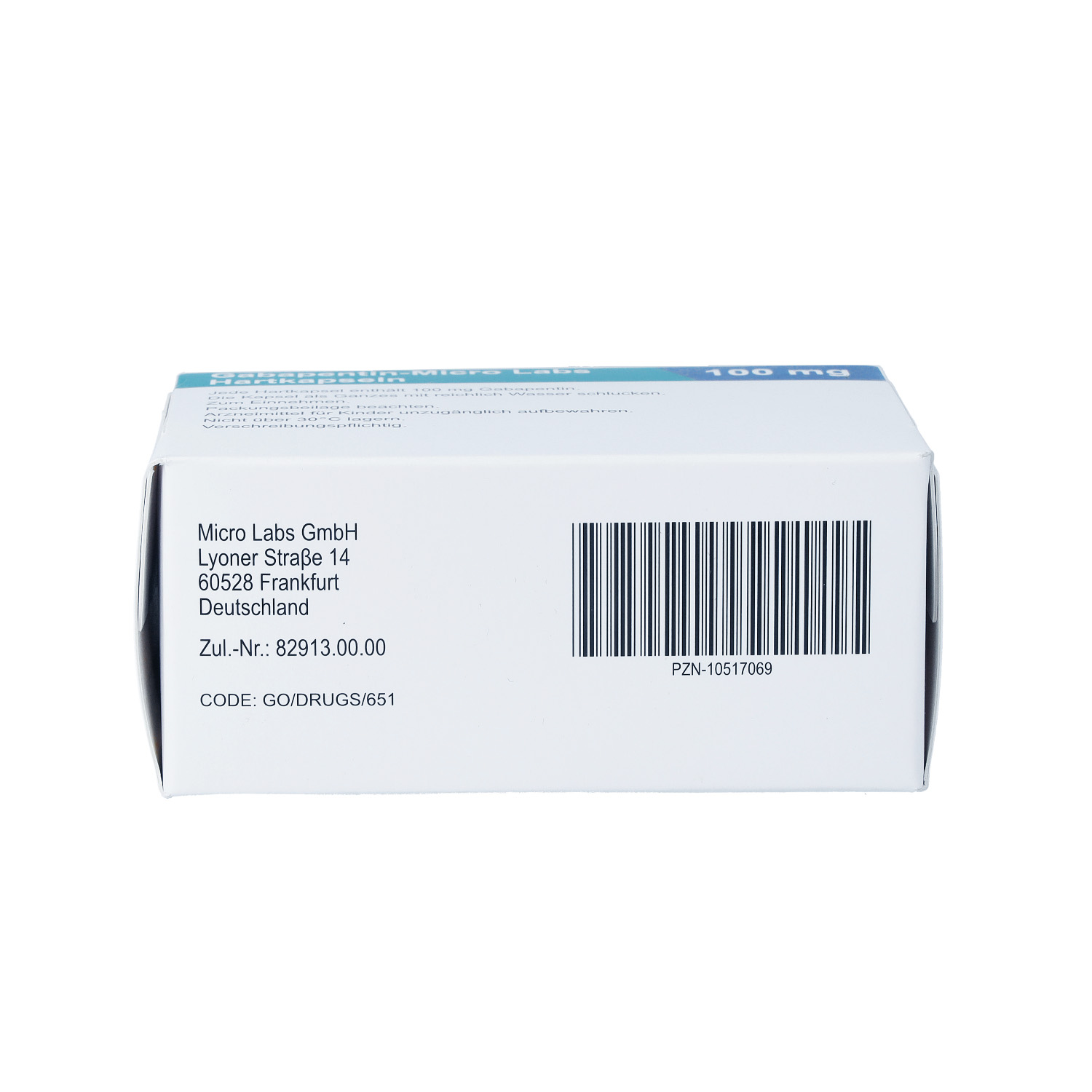 GABAPENTIN Micro Labs 100 mg Hartkapseln