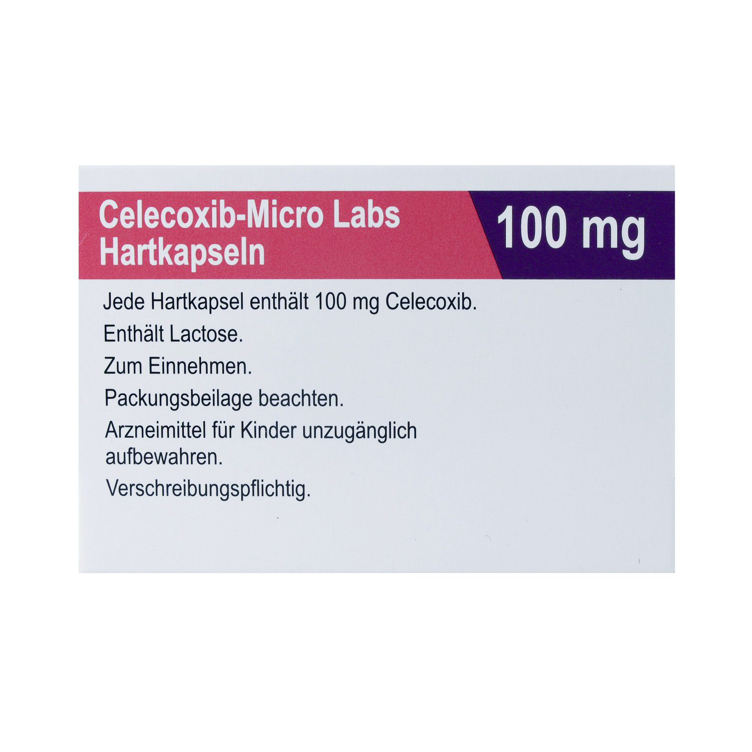 CELECOXIB Micro Labs 100 mg Hartkapseln
