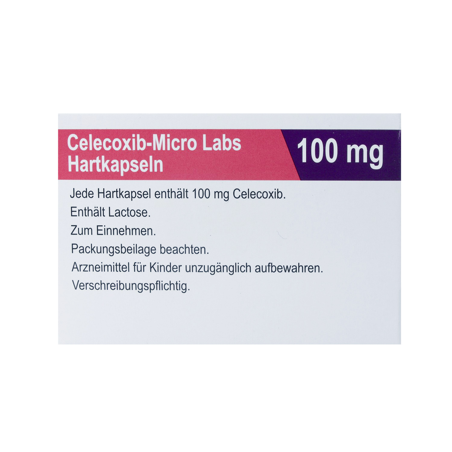 CELECOXIB Micro Labs 100 mg Hartkapseln