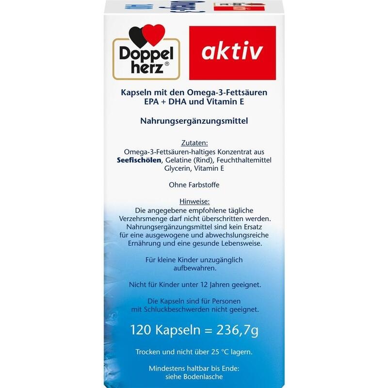 DOPPELHERZ Omega-3 1.400 Kapseln