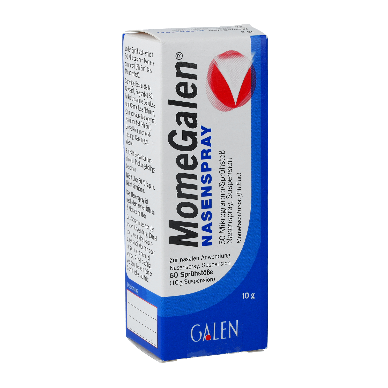 MOMEGALEN 50 μg/Sprühstoß Nasenspr.60 Sprühst.