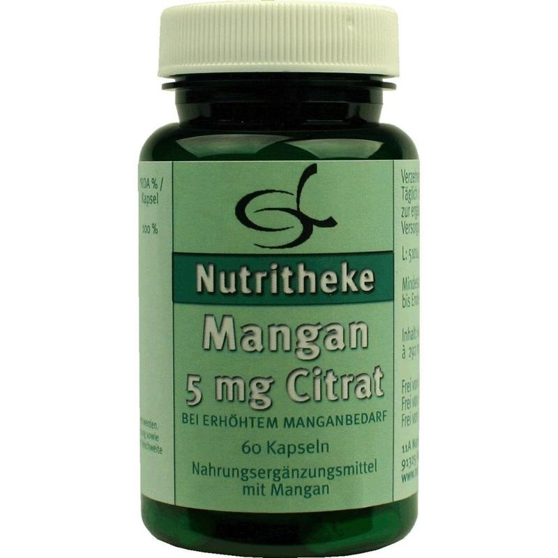 MANGAN 5 mg Citrat Kapseln
