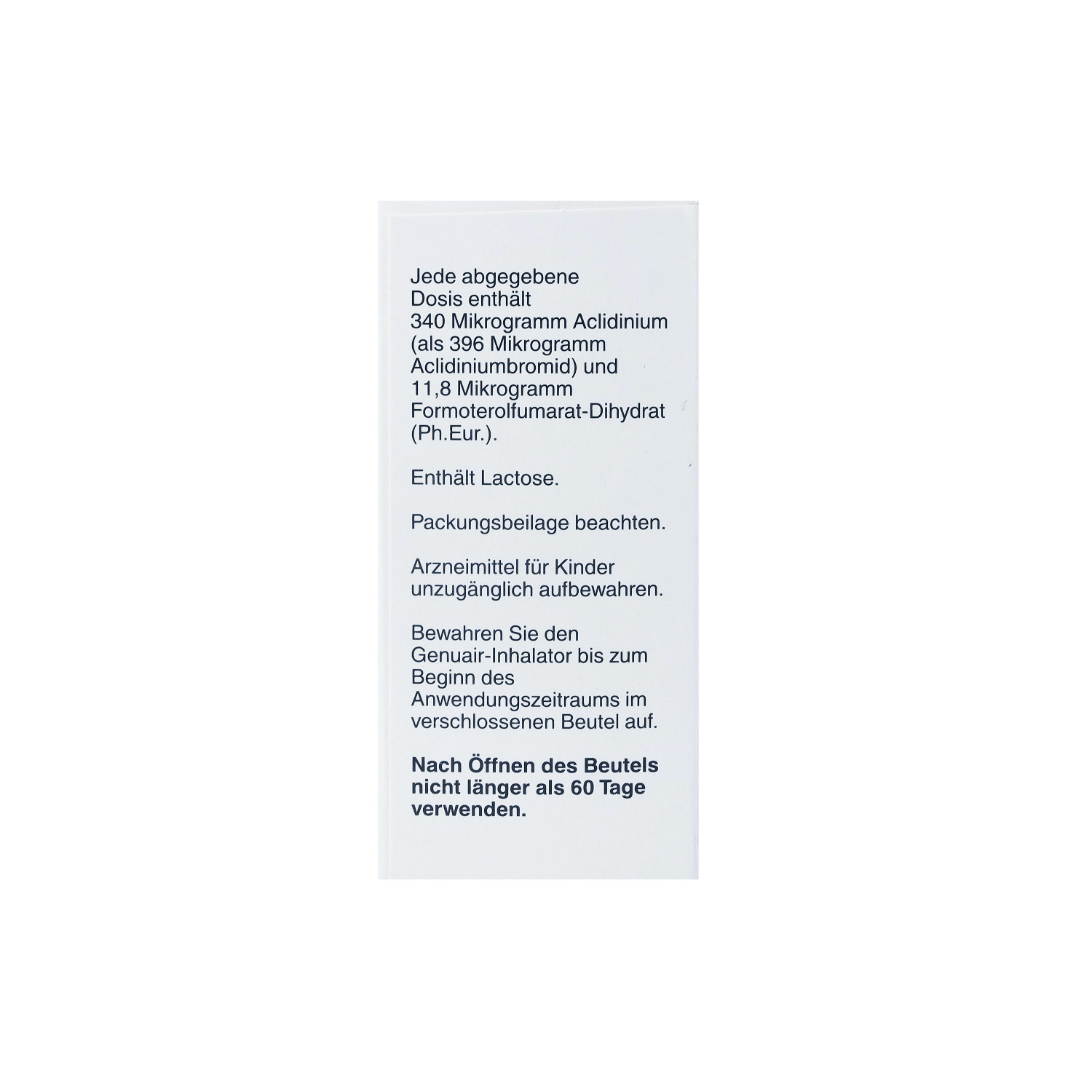 DUAKLIR Genuair 340 μg/12 μg Plv.z.Inhalation 60ED