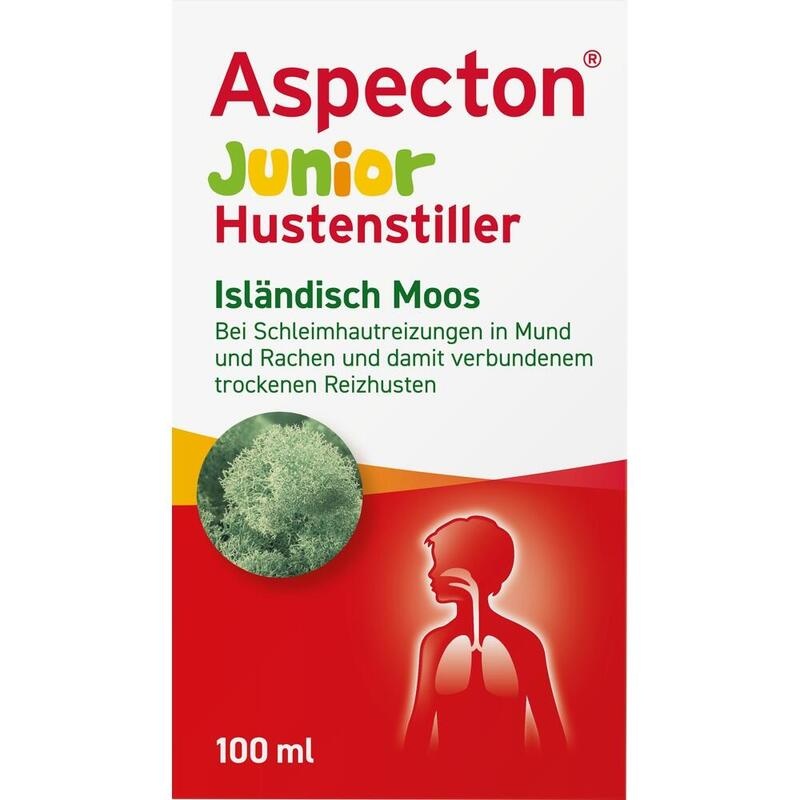 ASPECTON Junior Hustenstiller Isländisch Moos Saft
