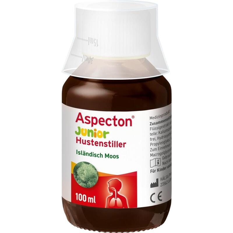 ASPECTON Junior Hustenstiller Isländisch Moos Saft