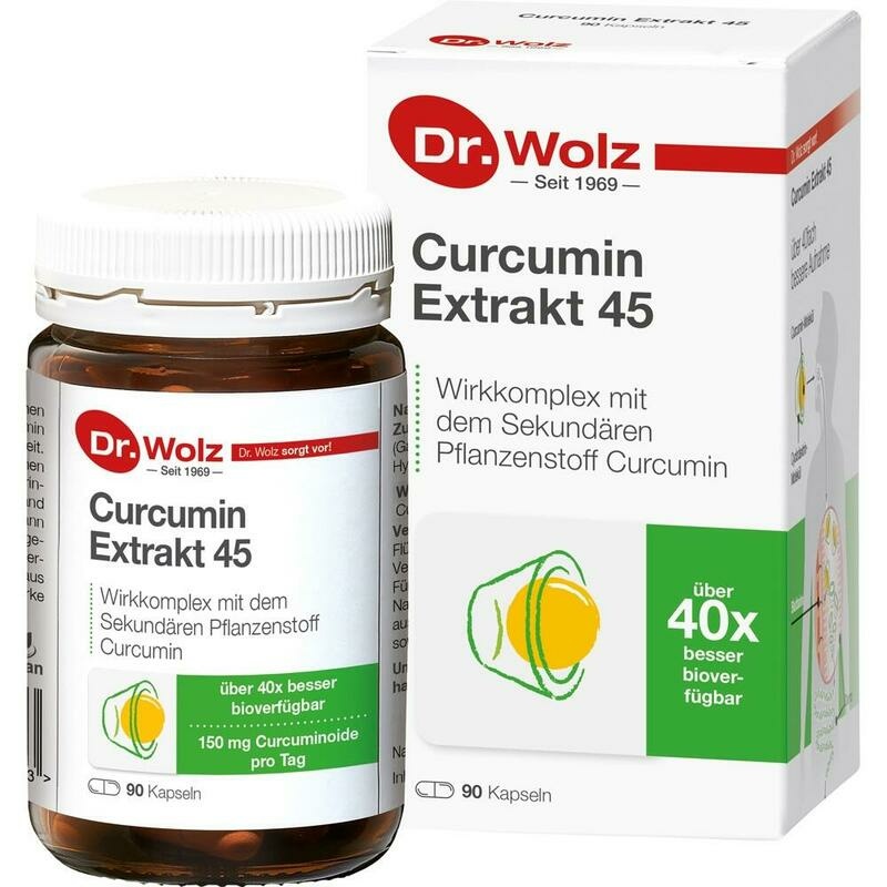 CURCUMIN EXTRAKT 45 Dr.Wolz Kapseln