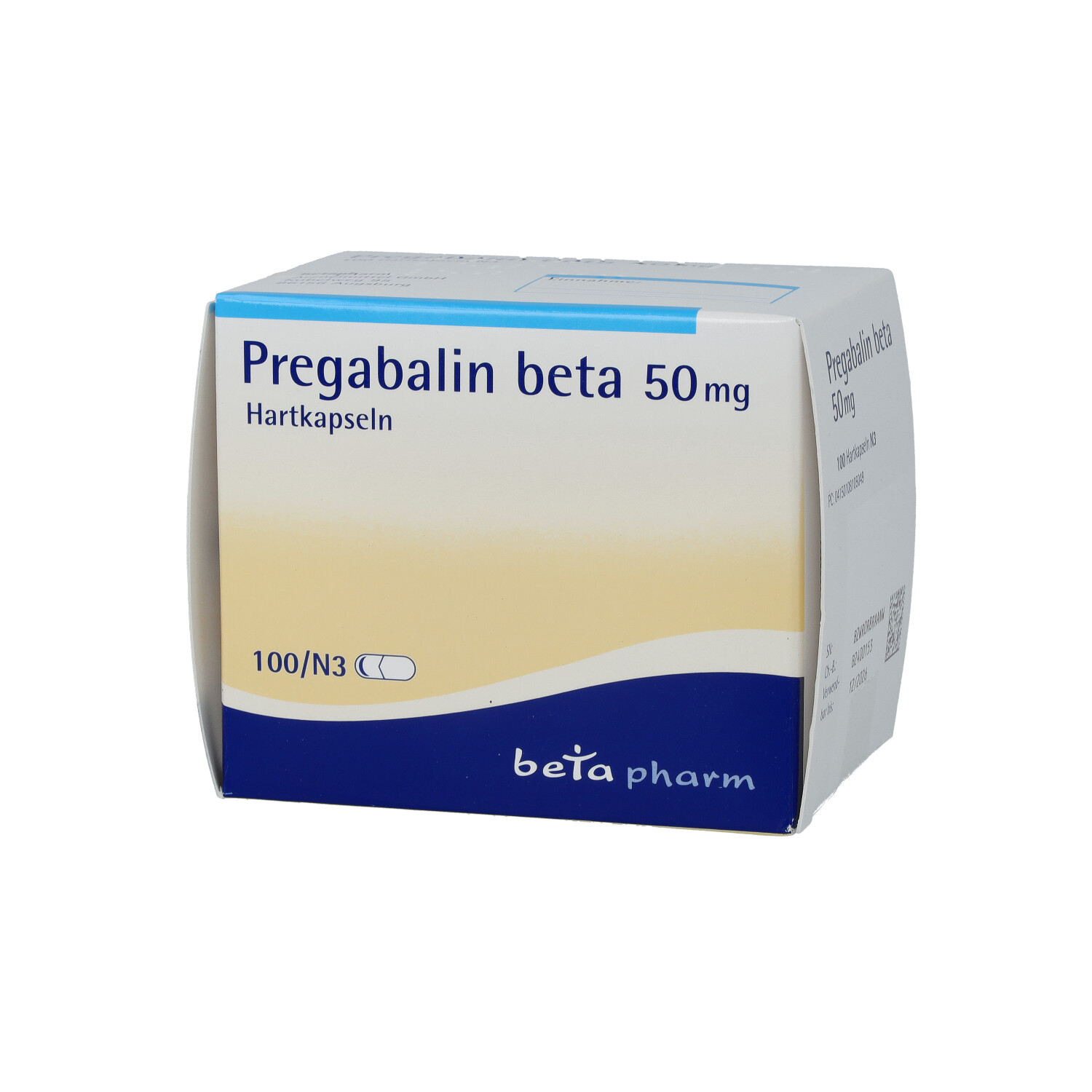 PREGABALIN beta 50 mg Hartkapseln