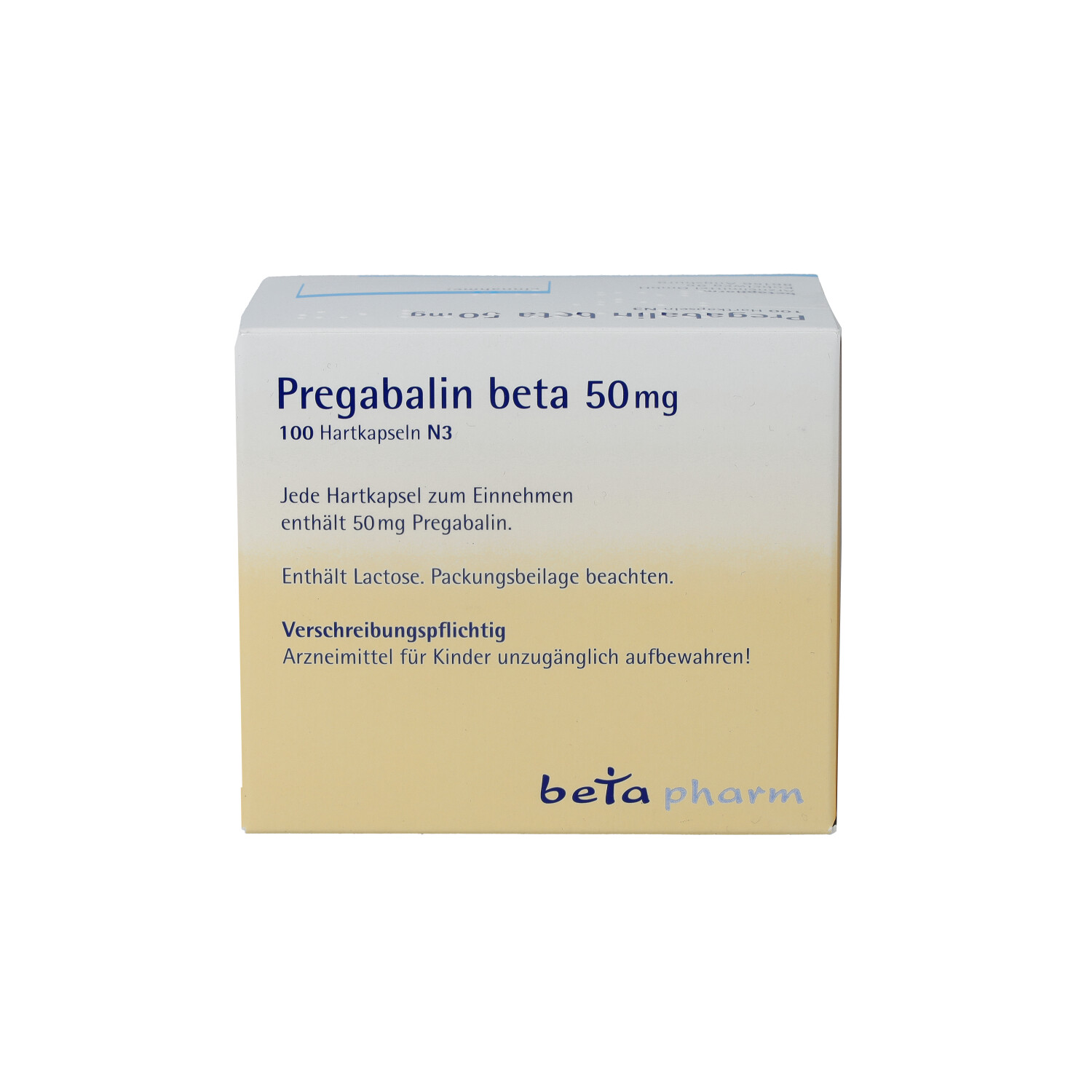 PREGABALIN beta 50 mg Hartkapseln