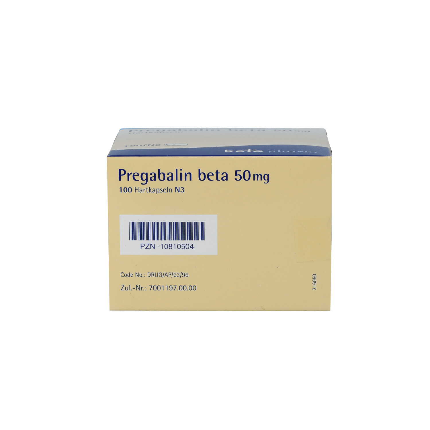 PREGABALIN beta 50 mg Hartkapseln