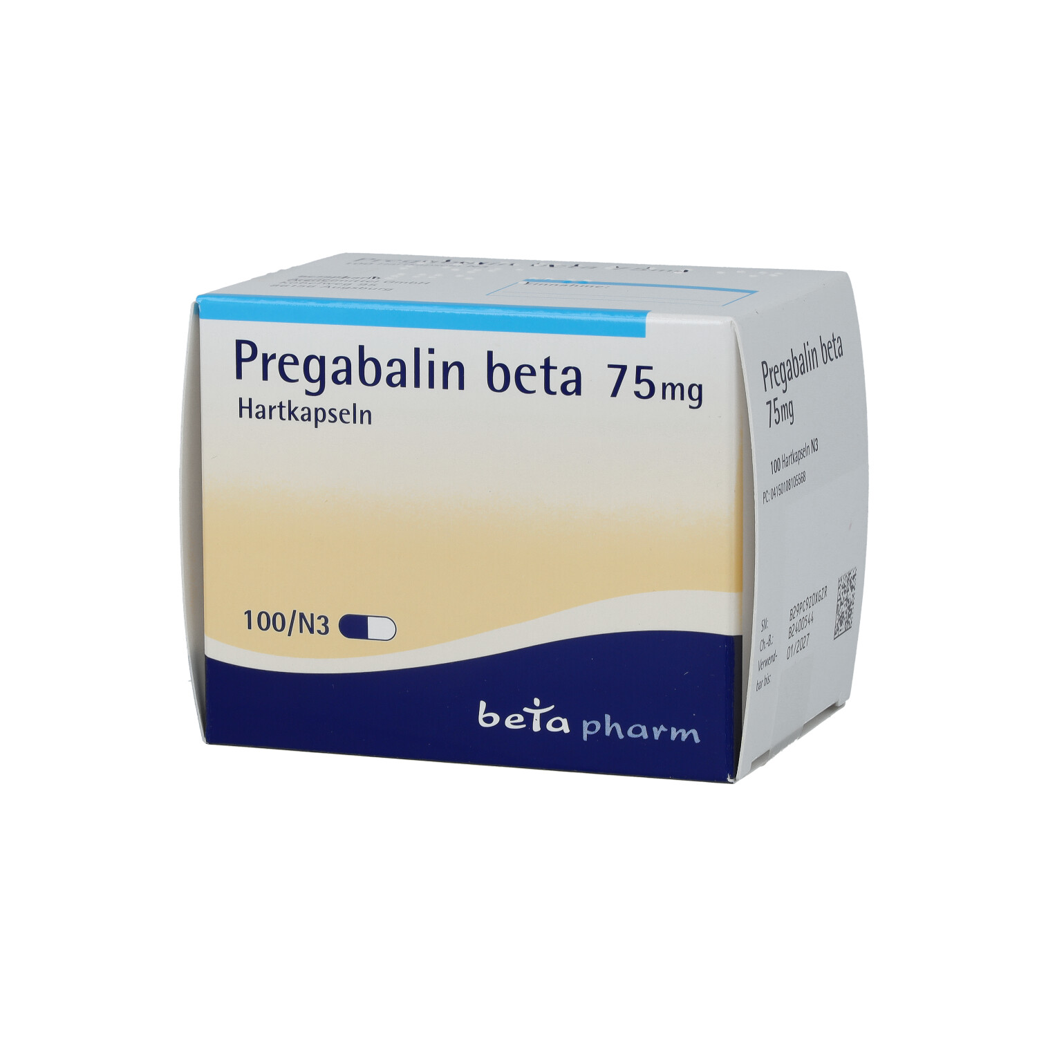 PREGABALIN beta 75 mg Hartkapseln