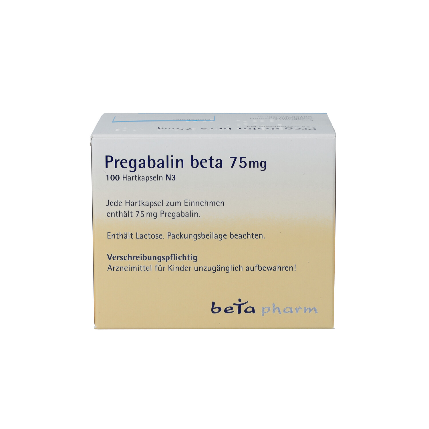 PREGABALIN beta 75 mg Hartkapseln