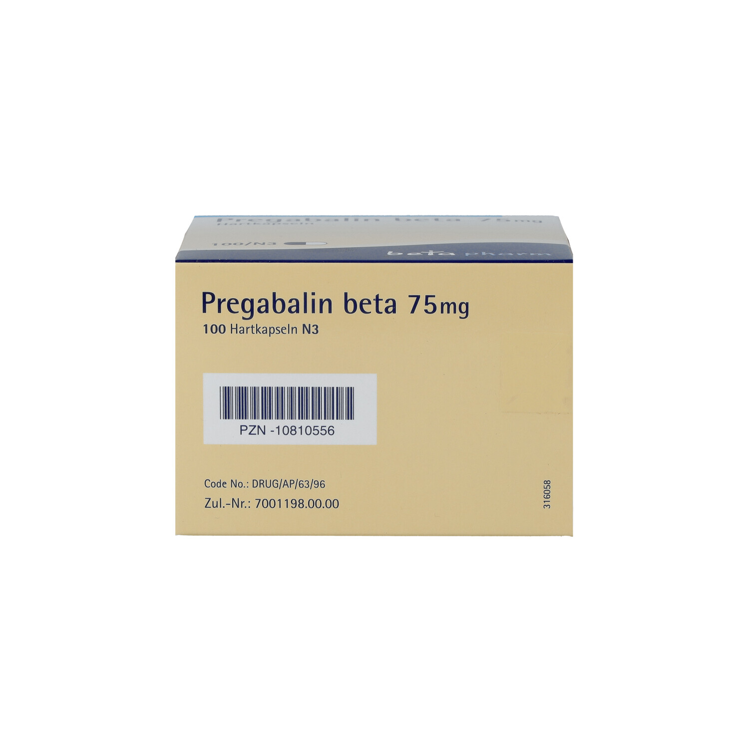 PREGABALIN beta 75 mg Hartkapseln