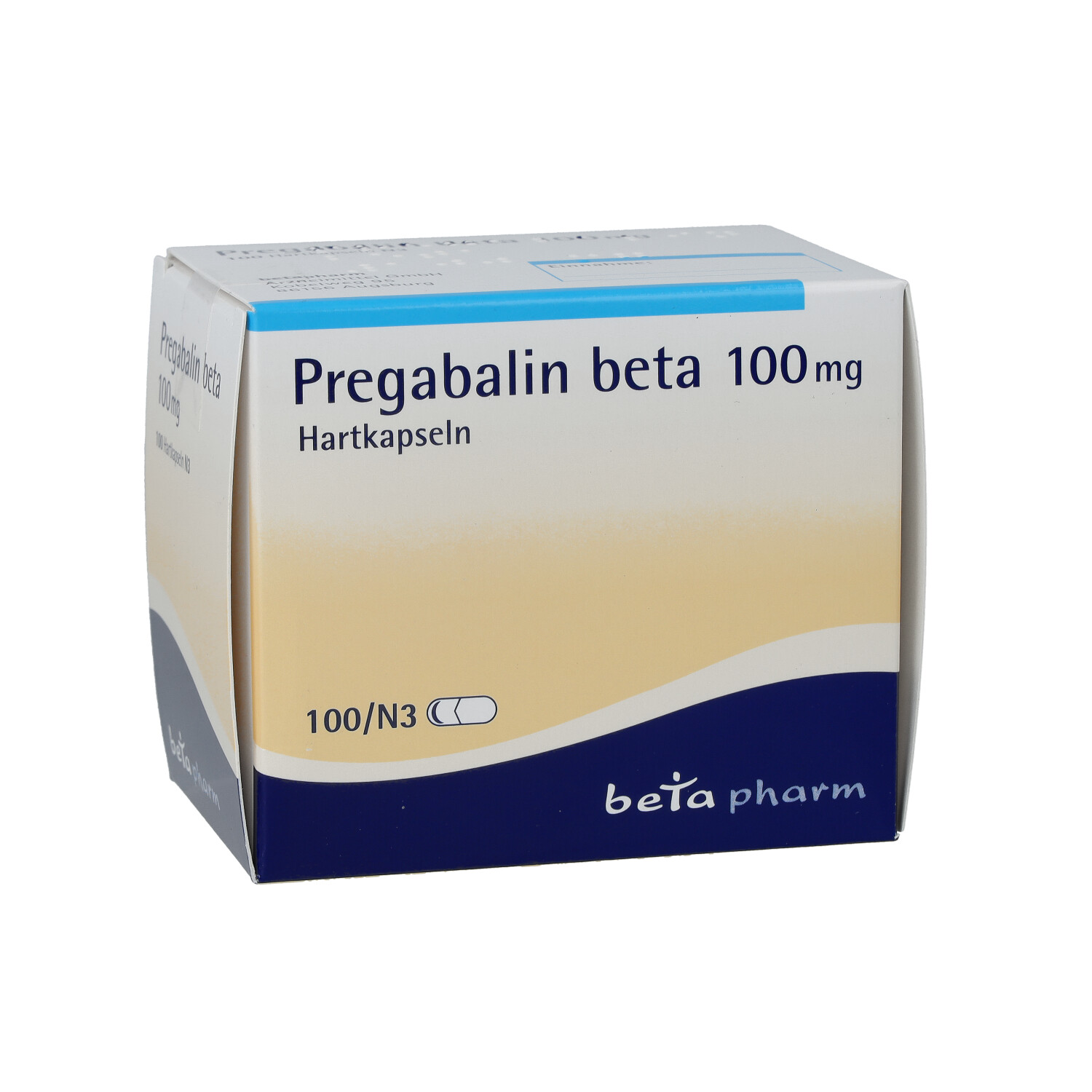 PREGABALIN beta 100 mg Hartkapseln