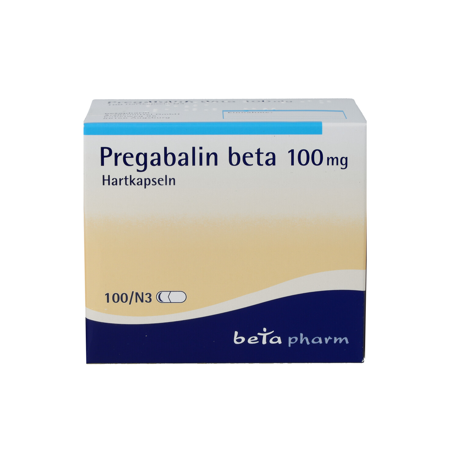 PREGABALIN beta 100 mg Hartkapseln