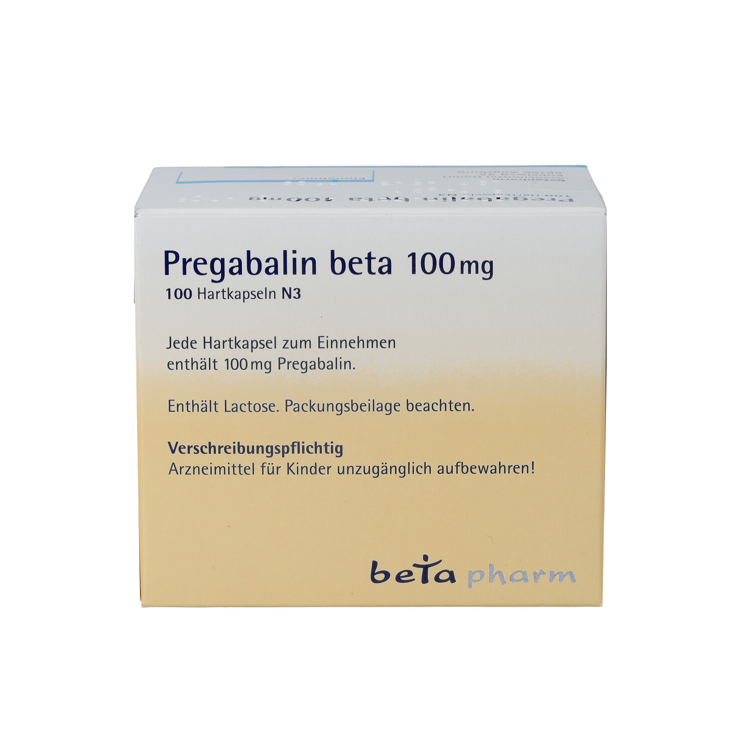 PREGABALIN beta 100 mg Hartkapseln