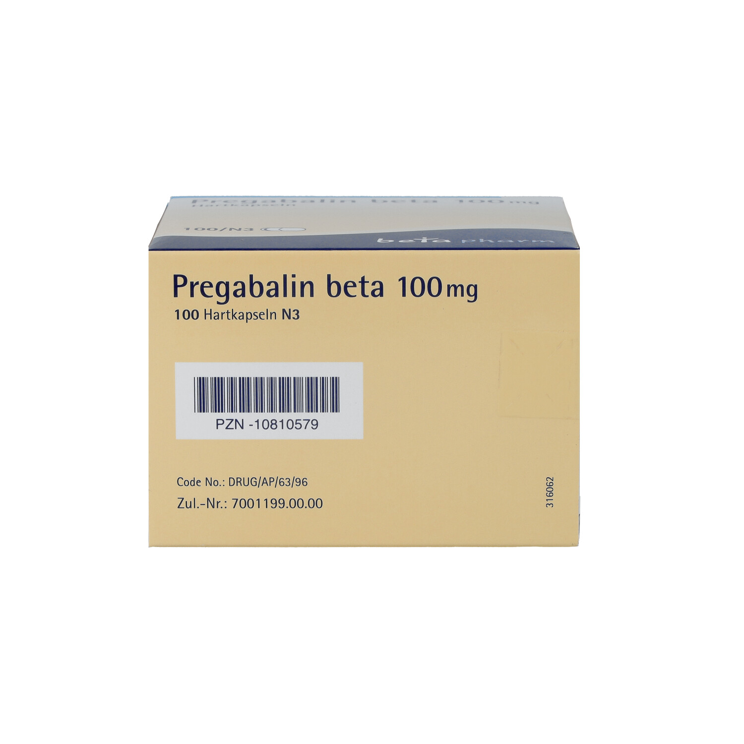 PREGABALIN beta 100 mg Hartkapseln