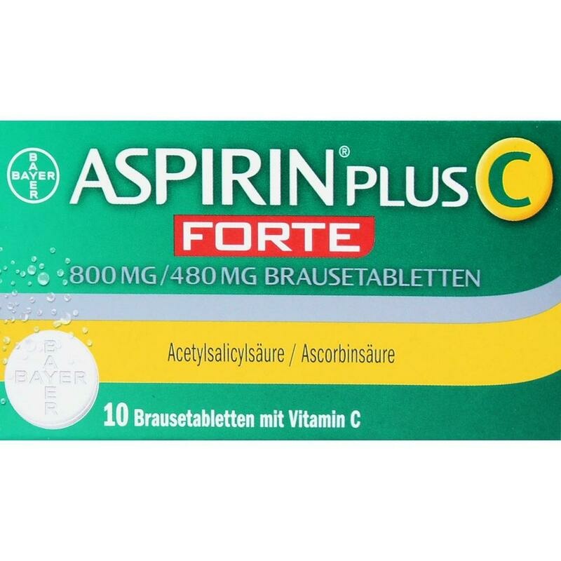 ASPIRIN plus C forte 800 mg/480 mg Brausetabletten