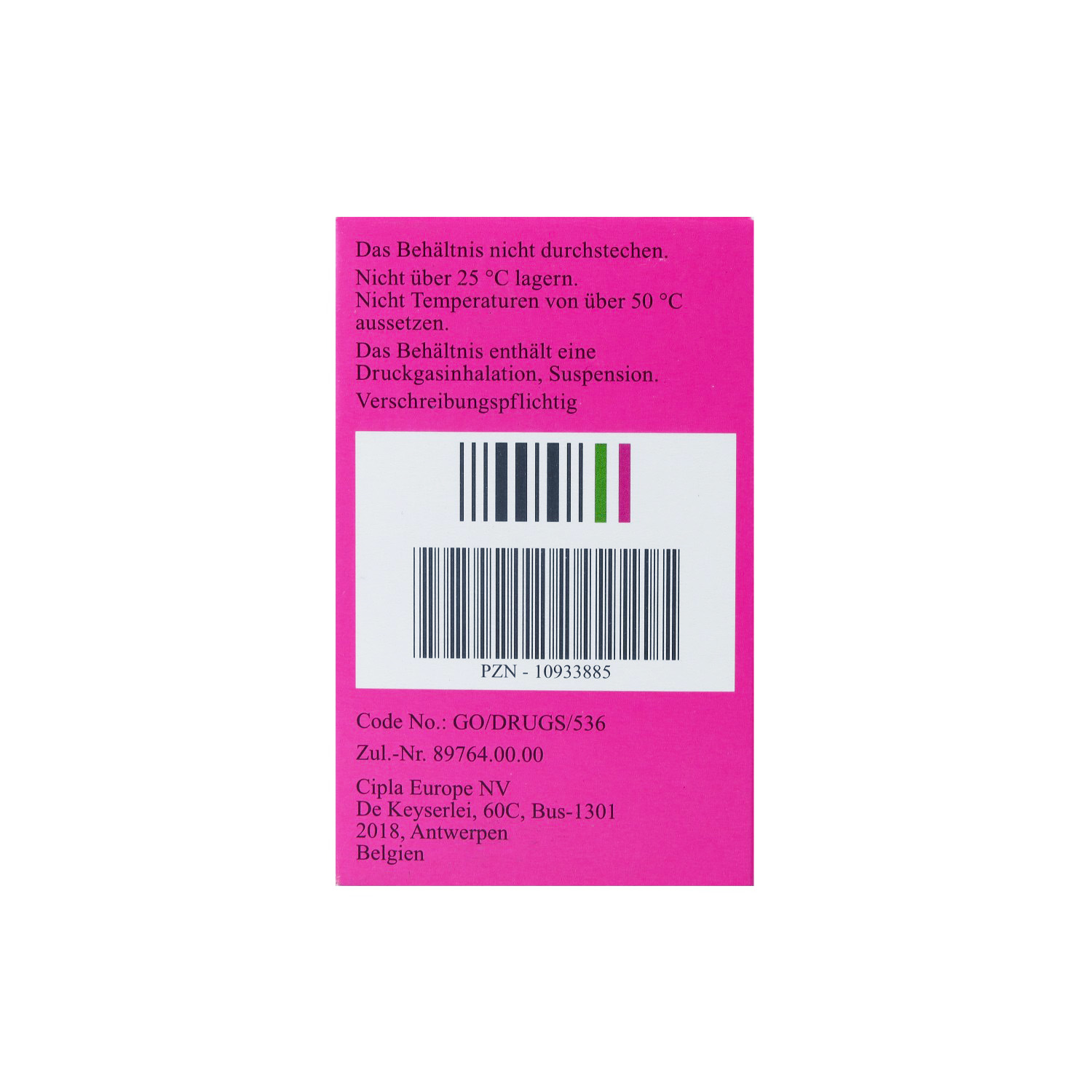 SERROFLO 25 μg/250 μg 3x120 Hub Dosieraerosol