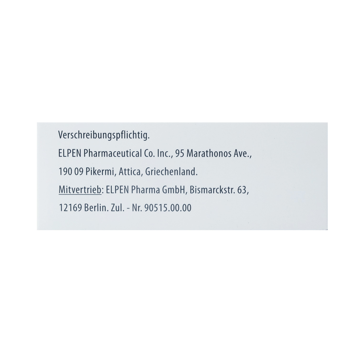 CILOSTAZOL-Elpen 100 mg Tabletten