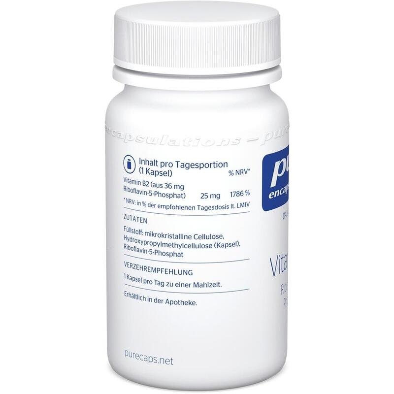 PURE ENCAPSULATIONS Vitamin B2 Ribofl.-5-phos.Kps.