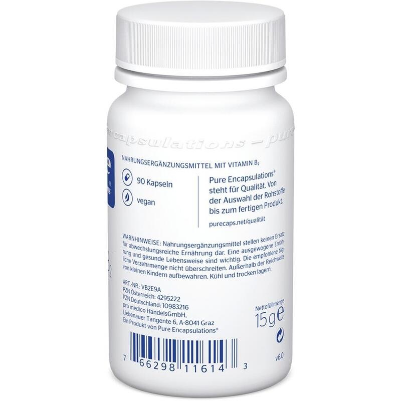 PURE ENCAPSULATIONS Vitamin B2 Ribofl.-5-phos.Kps.