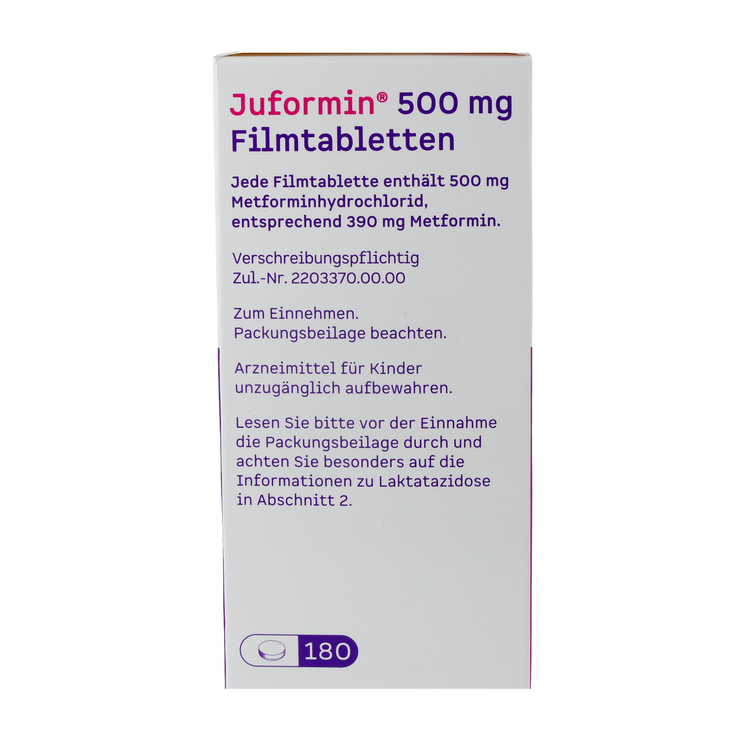 JUFORMIN 500 mg Filmtabletten