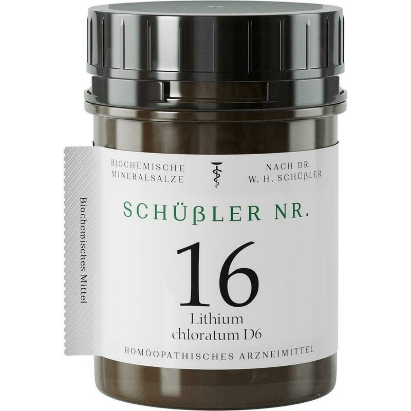 SCHÜSSLER NR.16 Lithium chloratum D 6 Tabletten