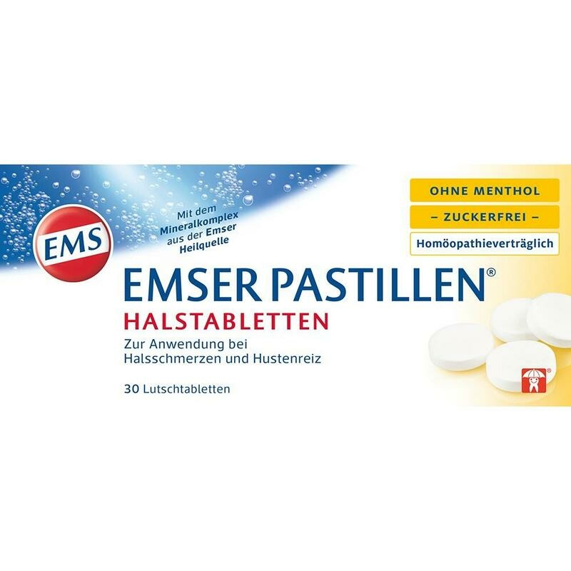 EMSER Pastillen ohne Menthol zuckerfrei