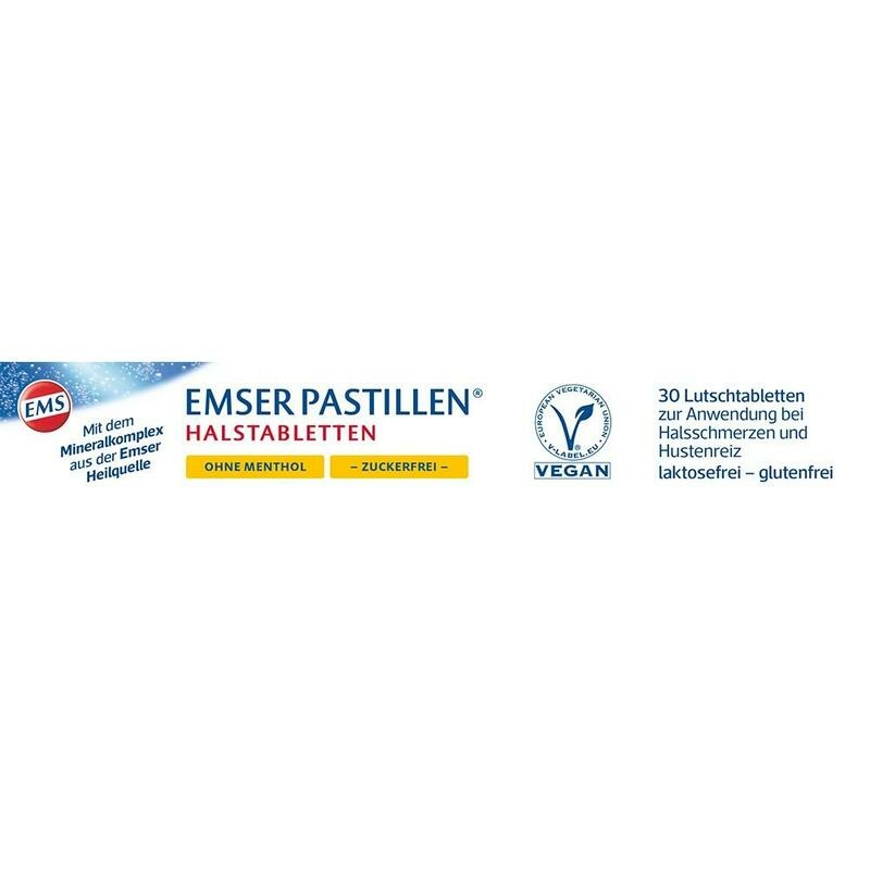 EMSER Pastillen ohne Menthol zuckerfrei