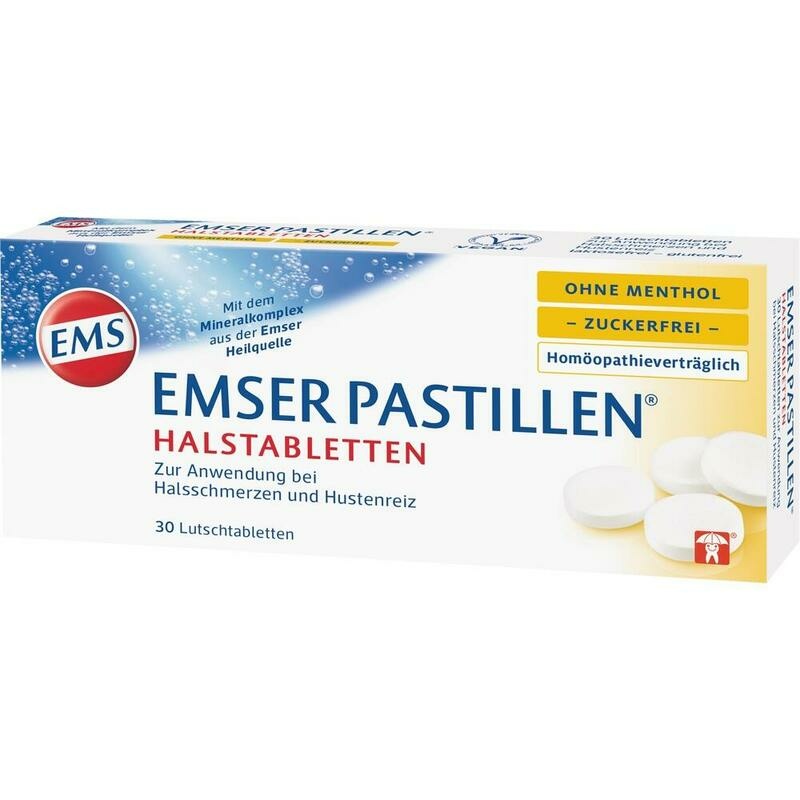 EMSER Pastillen ohne Menthol zuckerfrei