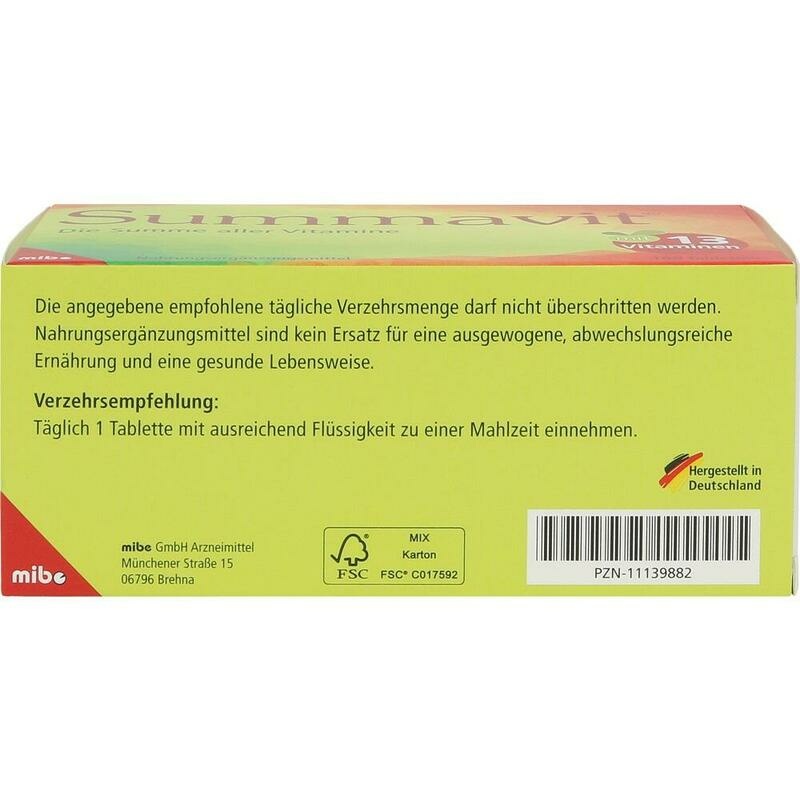 SUMMAVIT Tabletten