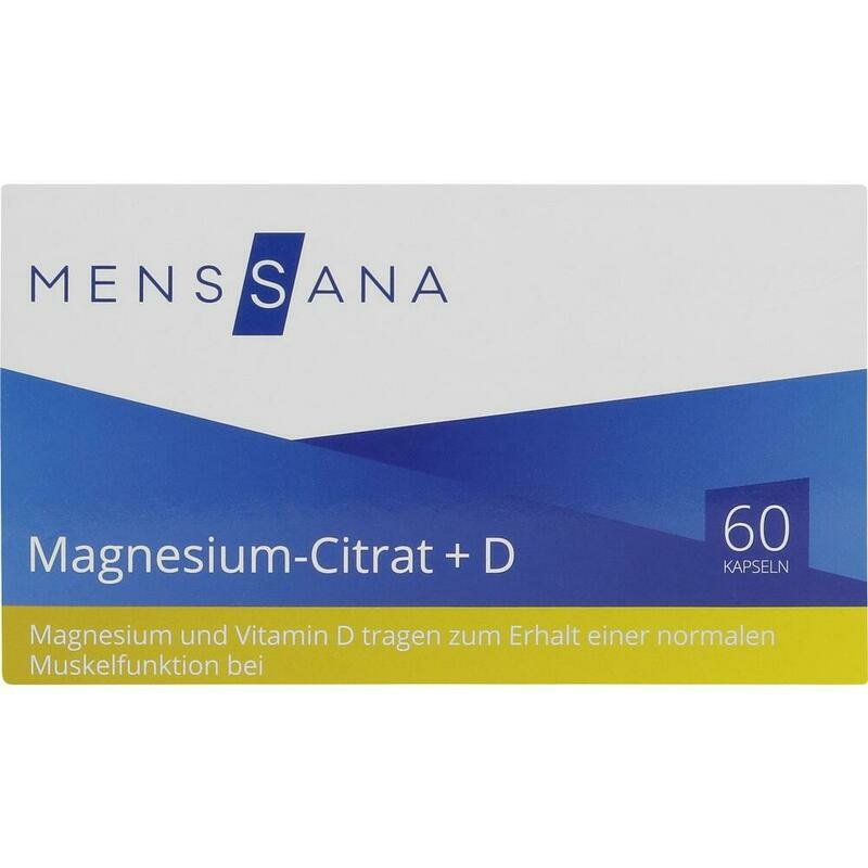 MAGNESIUMCITRAT+D MensSana Kapseln