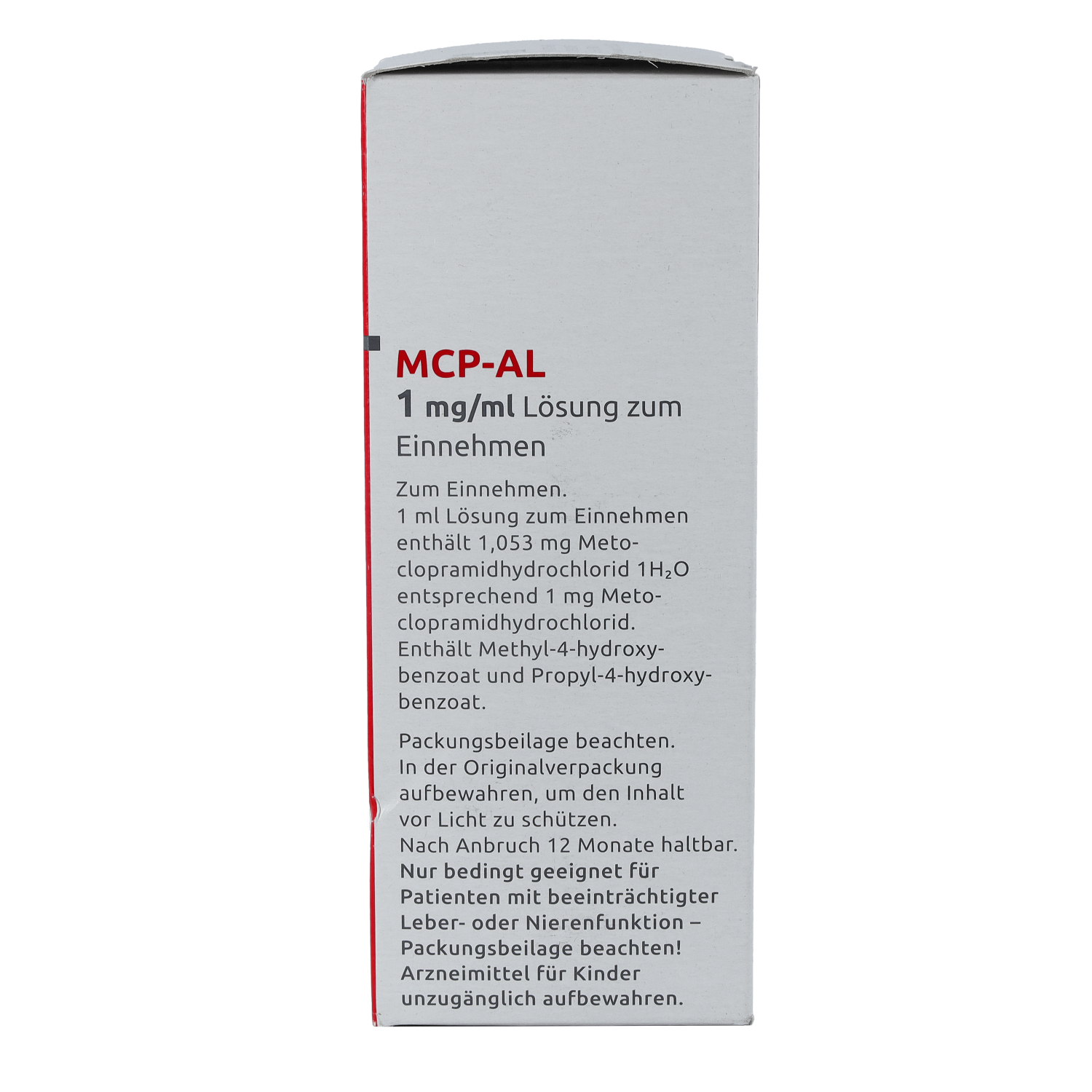 MCP-AL 1 mg/ml Lösung zum Einnehmen