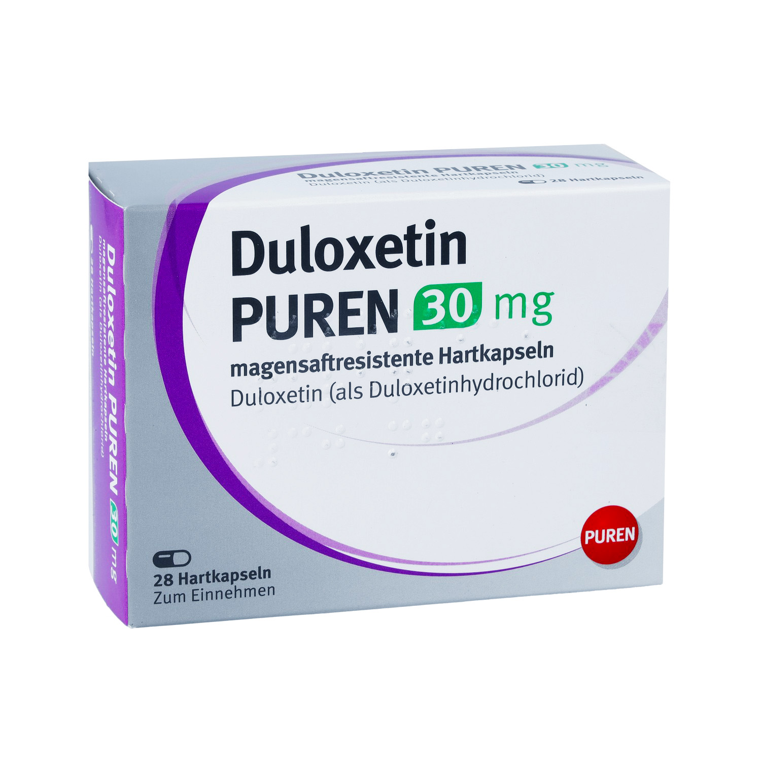 DULOXETIN PUREN 30 mg magensaftresist.Hartkapseln