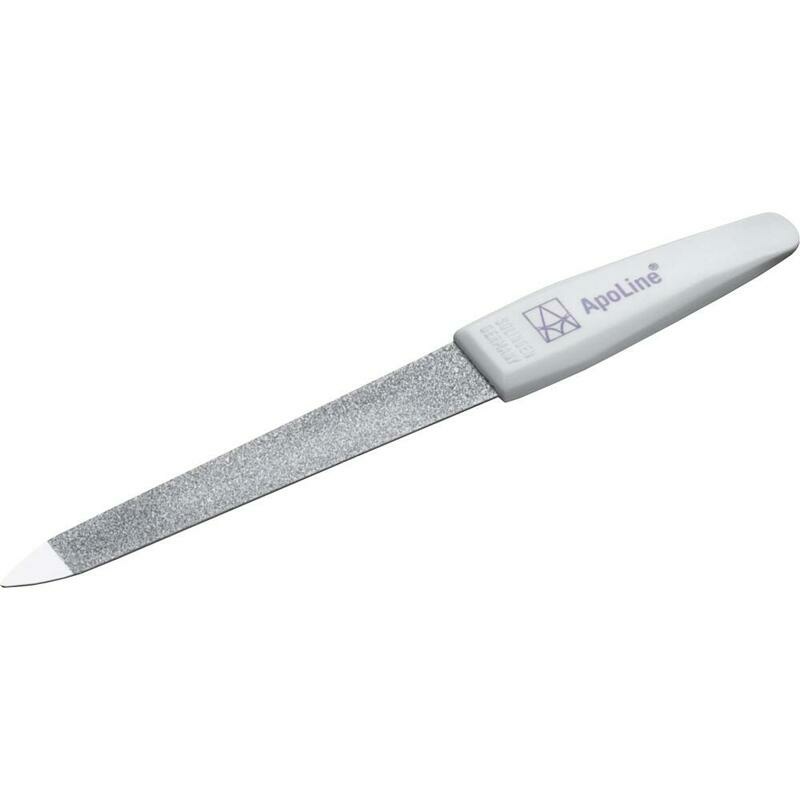 APOLINE Nagelfeile Saphir 13 cm extrafein verchro.