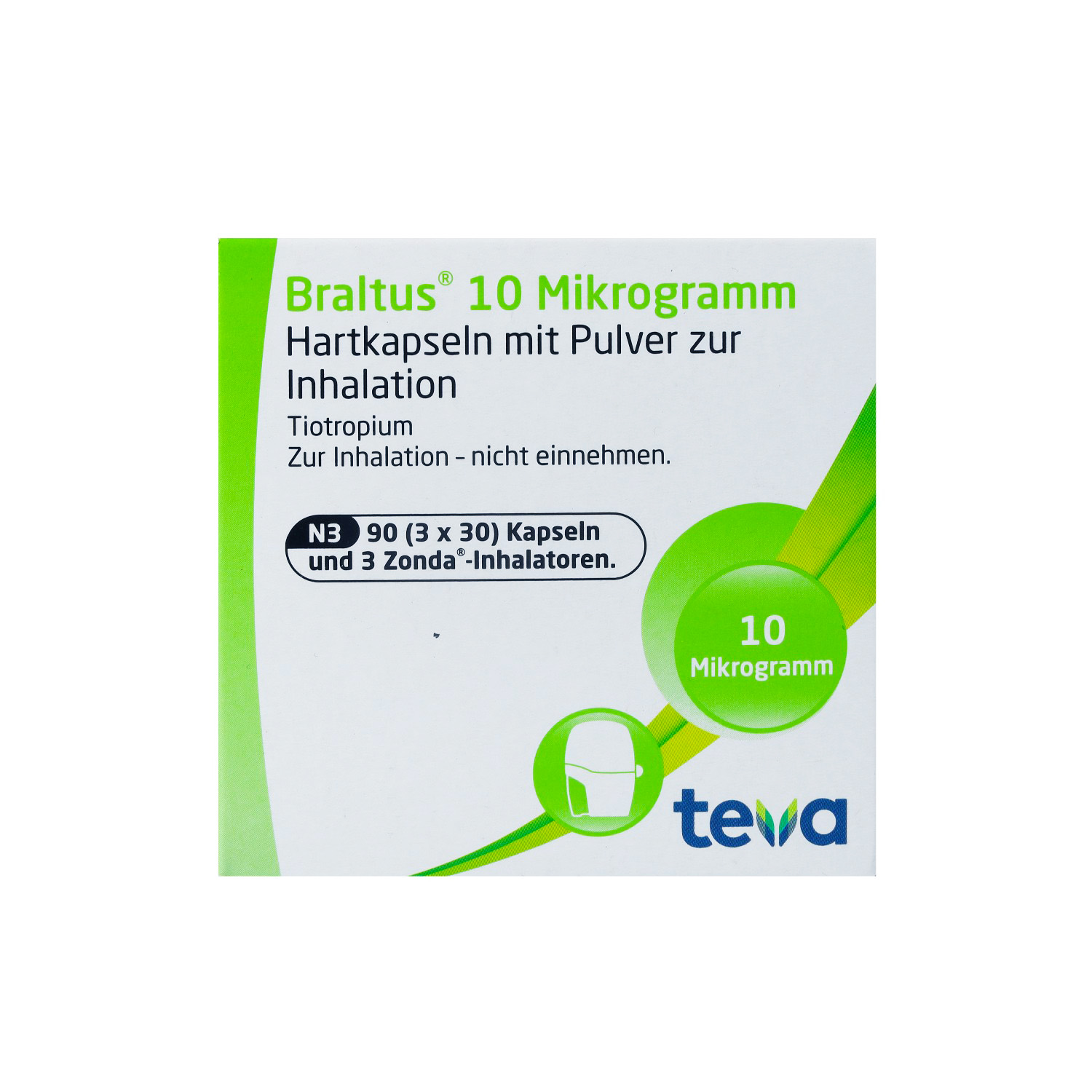 BRALTUS 10 μg + 3 Zonda-Inhalat.Hartk.m.Plv.z.Inh.