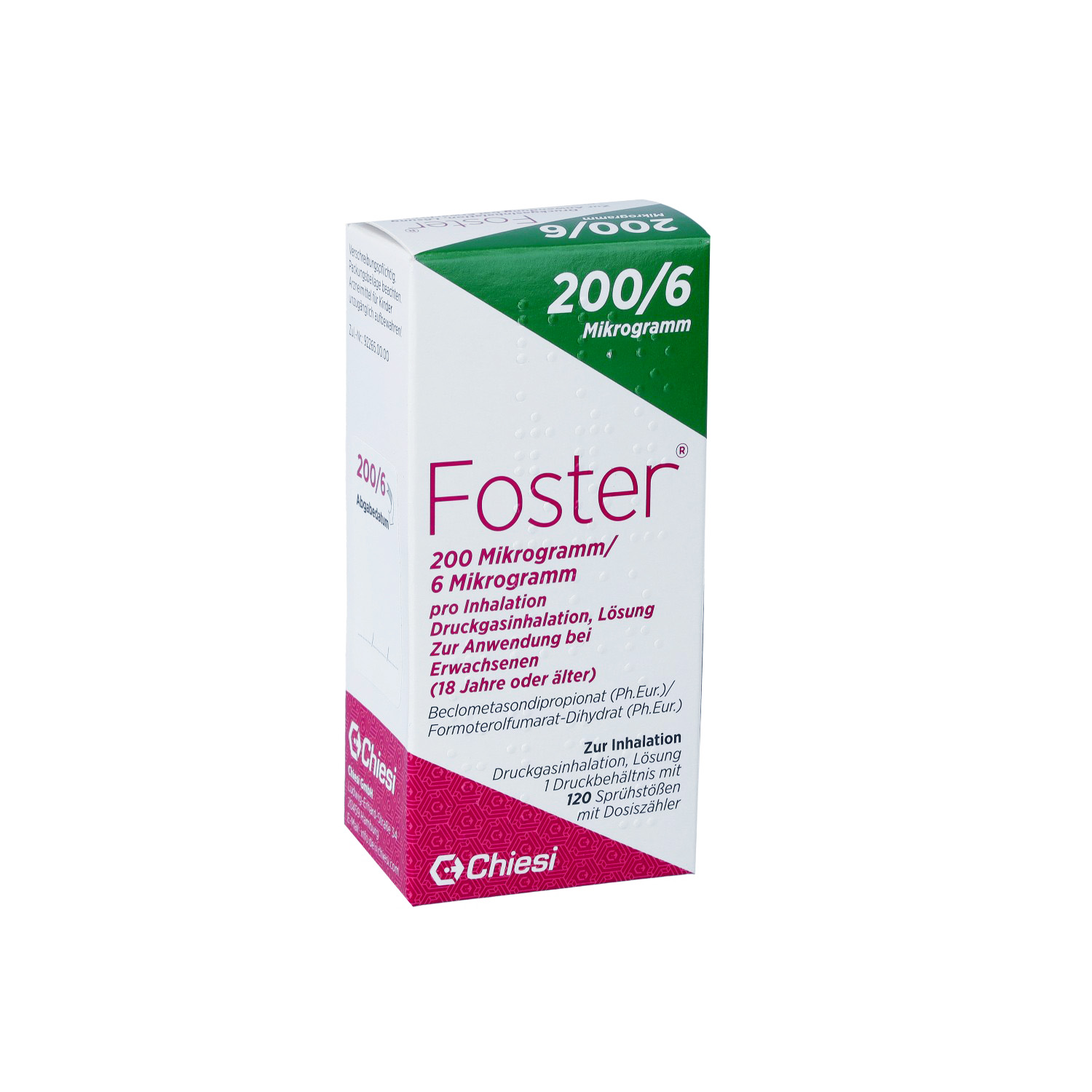 FOSTER 200/6 μg 120 Hub Dosieraerosol