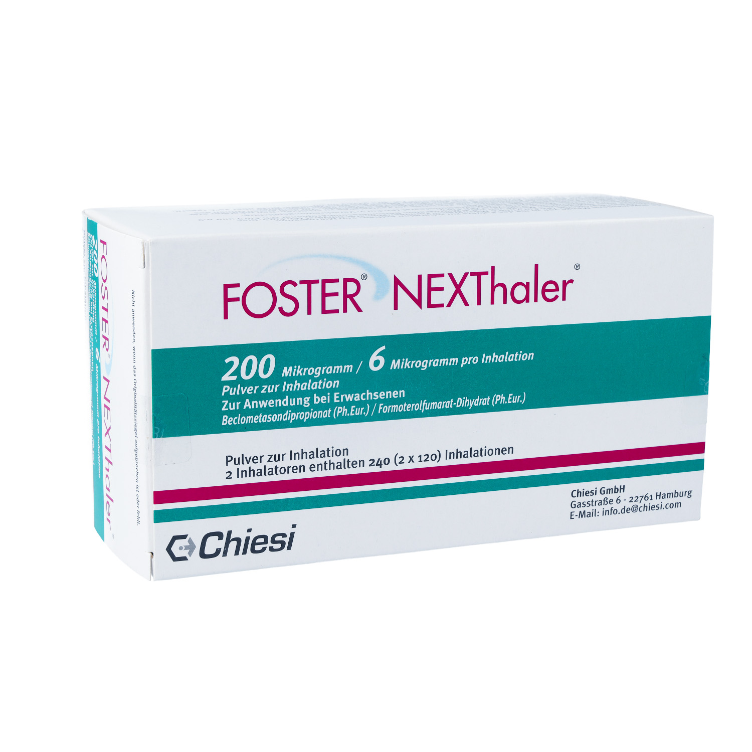 FOSTER NEXThaler 200/6 μg 120 ED Inhalationspulver