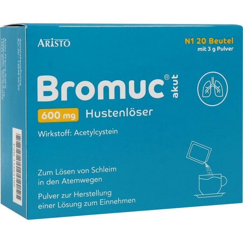 BROMUC akut 600 mg Hustenlöser Plv.z.H.e.L.z.Einn.