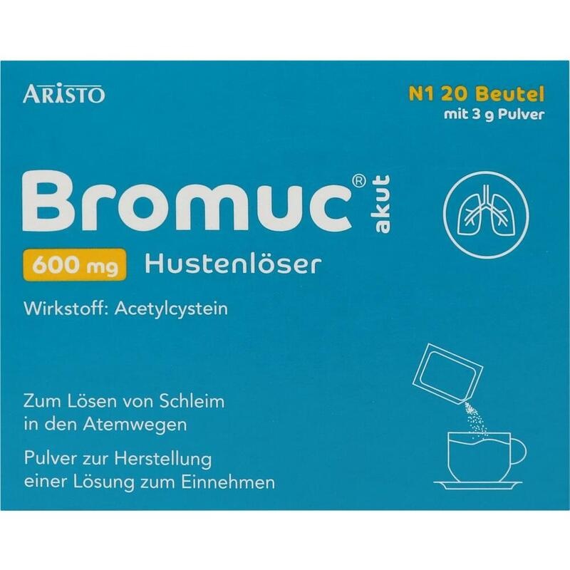 BROMUC akut 600 mg Hustenlöser Plv.z.H.e.L.z.Einn.