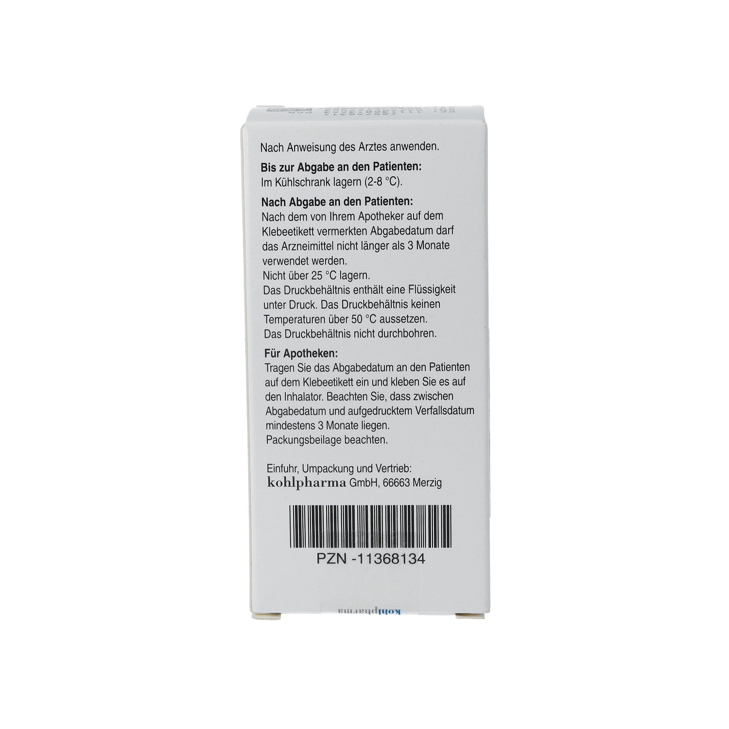 INUVAIR 100/6 μg 120 Hub Druckgasinhalat